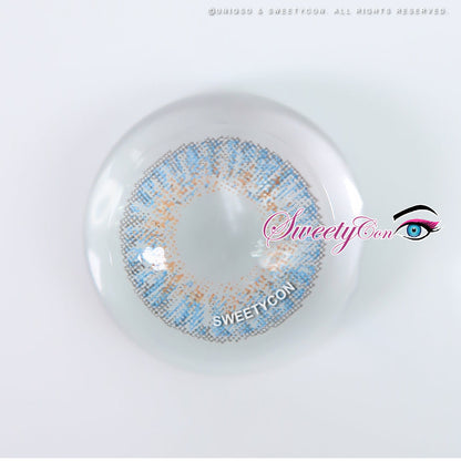 Sweety 3 Tones Blue Hazel (1 lens/pack)-Colored Contacts-SweetyCon