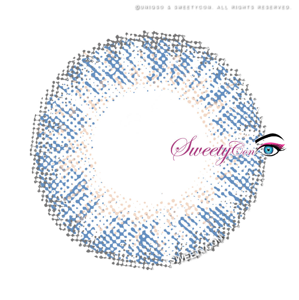 Sweety 3 Tones Blue Hazel (1 lens/pack)-Colored Contacts-SweetyCon