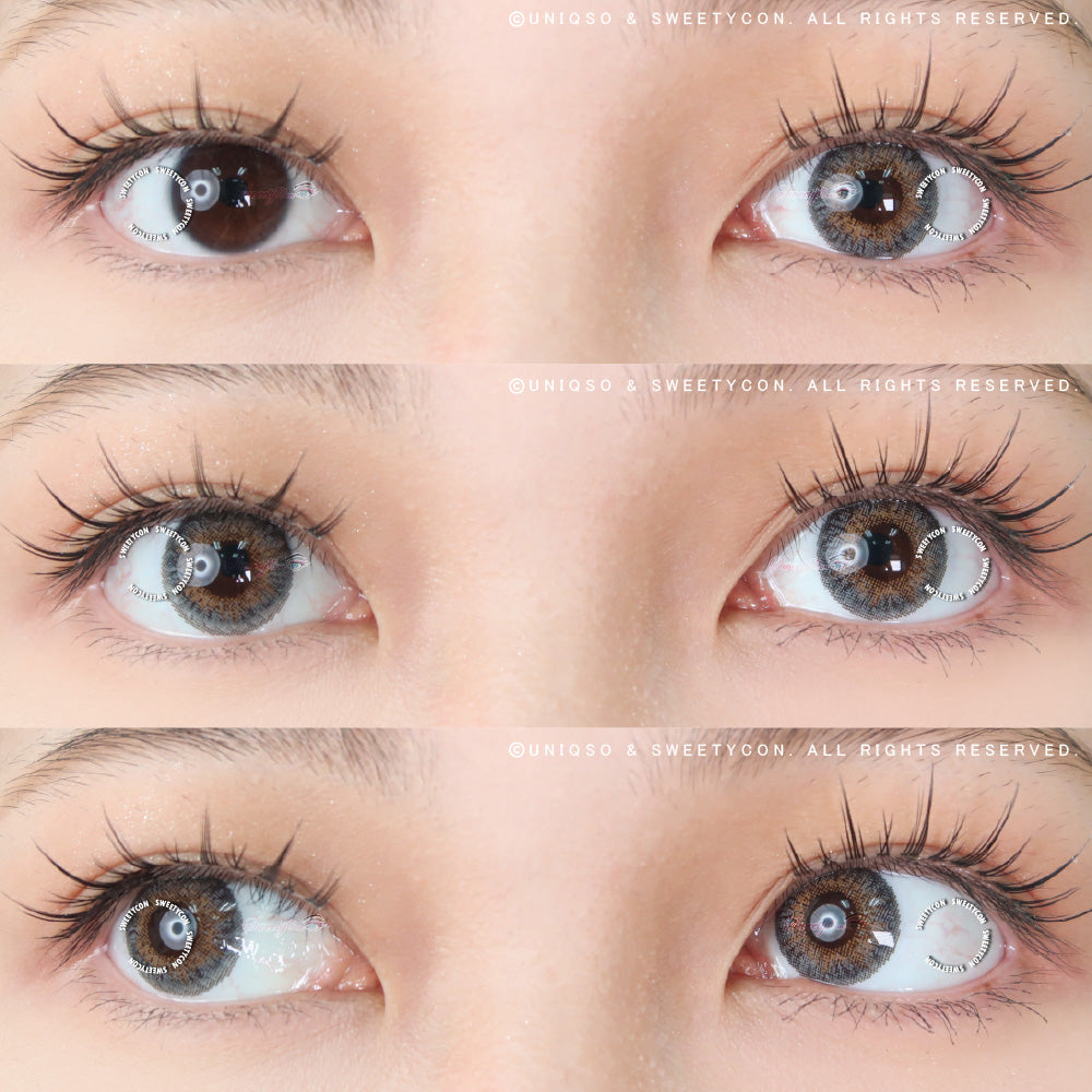Sweety 3 Tones Gray (1 lens/pack)-Colored Contacts-SweetyCon