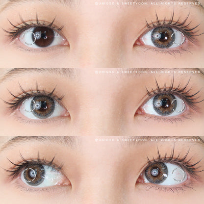 Sweety 3 Tones Gray (1 lens/pack)-Colored Contacts-SweetyCon