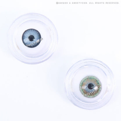 Sweety 3 Tones Green (1 lens/pack)-Colored Contacts-SweetyCon