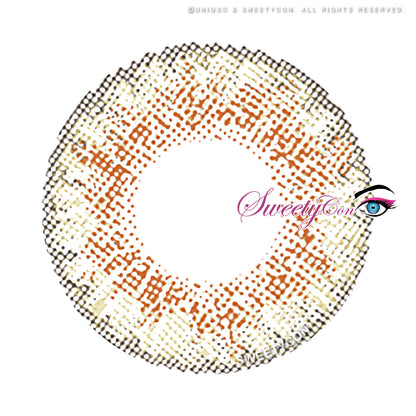 Sweety 3 Tones Honey (1 lens/pack)-Colored Contacts-SweetyCon