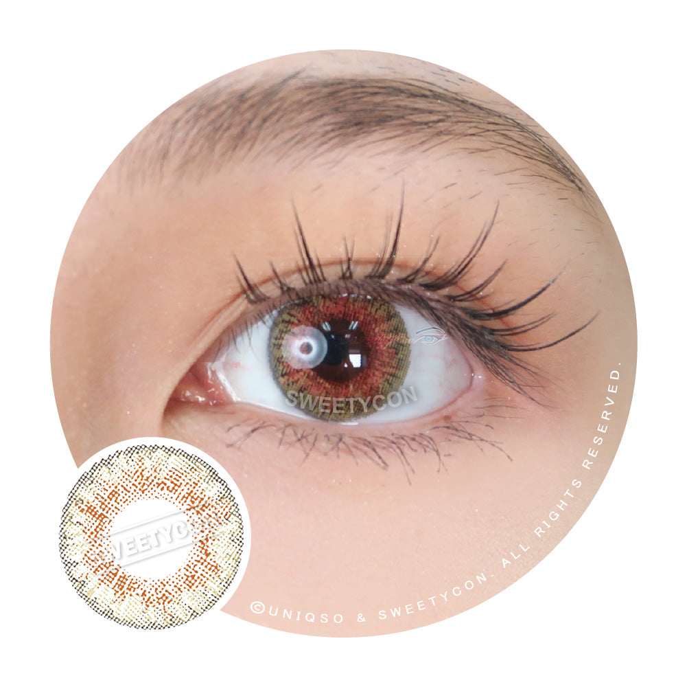 Sweety 3 Tones Honey (1 lens/pack)-Colored Contacts-SweetyCon
