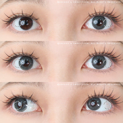 Sweety 3 Tones Sterling Gray (1 lens/pack)-Colored Contacts-SweetyCon