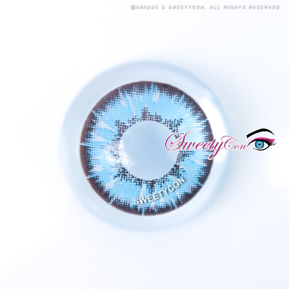 Sweety Akaten Blue (1 lens/pack)-Colored Contacts-SweetyCon