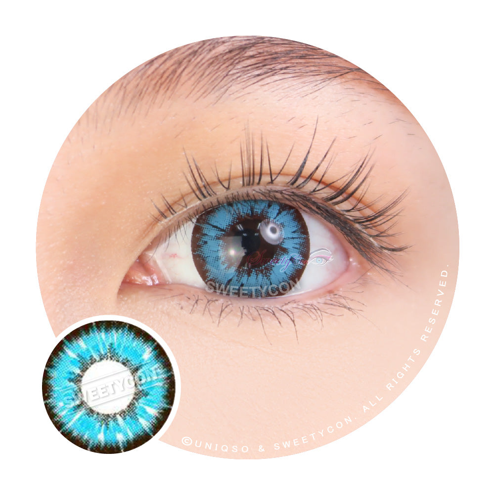 Sweety Akaten Blue (1 lens/pack)-Colored Contacts-SweetyCon