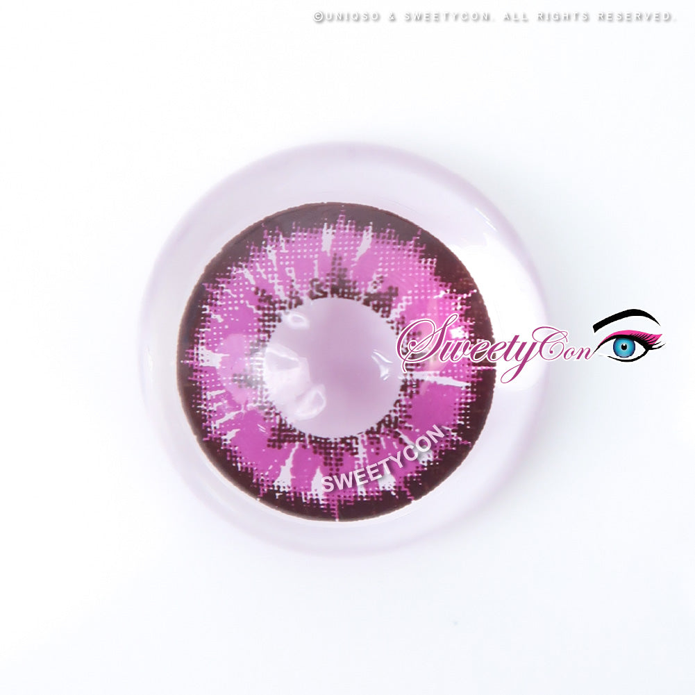 Sweety Akaten Violet (1 lens/pack)-Colored Contacts-SweetyCon