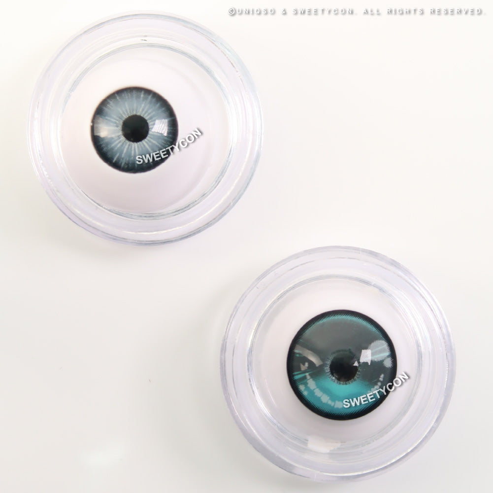 Sweety Anime 2 Gray Blue (1 lens/pack)-Colored Contacts-SweetyCon