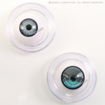 Sweety Anime 2 Gray Blue (1 lens/pack)-Colored Contacts-SweetyCon