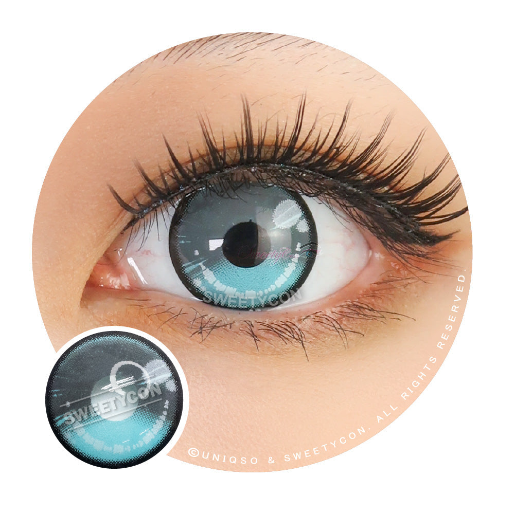 Sweety Anime 2 Gray Blue (1 lens/pack)-Colored Contacts-SweetyCon