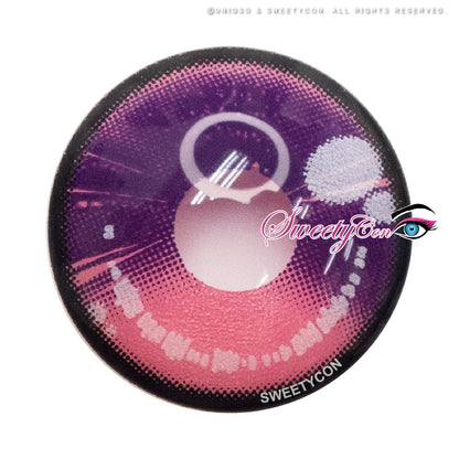 Sweety Anime 2 Purple Pink (1 lens/pack)-Colored Contacts-SweetyCon
