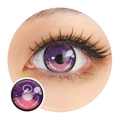 Sweety Anime 2 Purple Pink (1 lens/pack)-Colored Contacts-SweetyCon