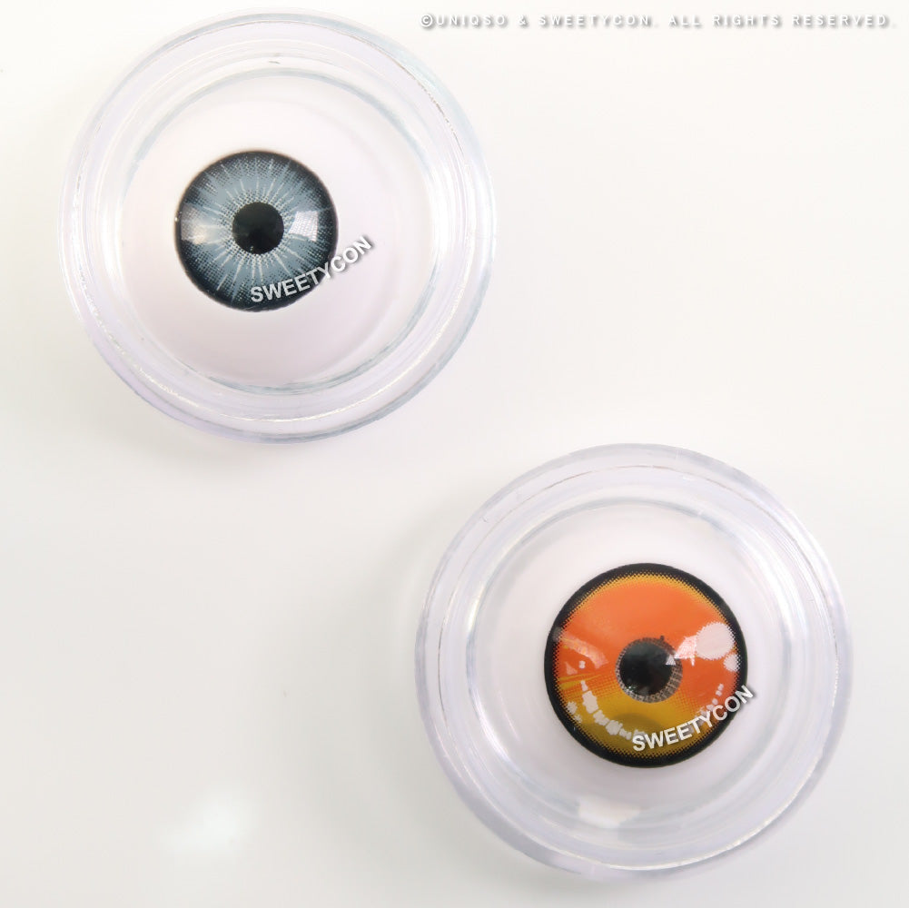 Sweety Anime 2 Yellow Orange (1 lens/pack)-Colored Contacts-SweetyCon