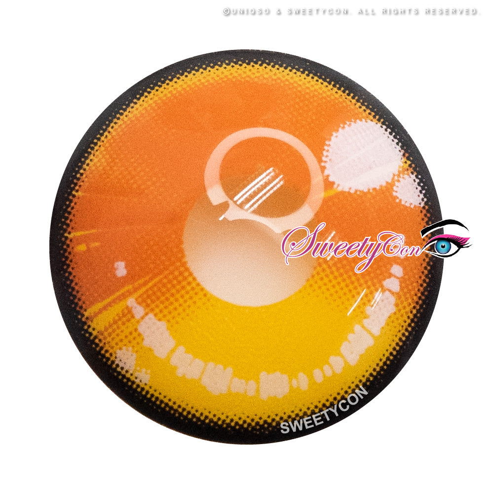 Sweety Anime 2 Yellow Orange (1 lens/pack)-Colored Contacts-SweetyCon
