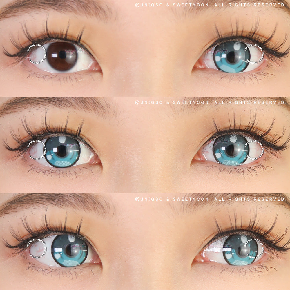 Sweety Anime 3 Gray (1 lens/pack)-Colored Contacts-SweetyCon