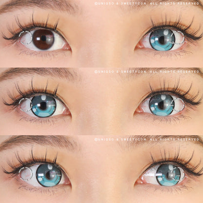Sweety Anime 3 Gray (1 lens/pack)-Colored Contacts-SweetyCon