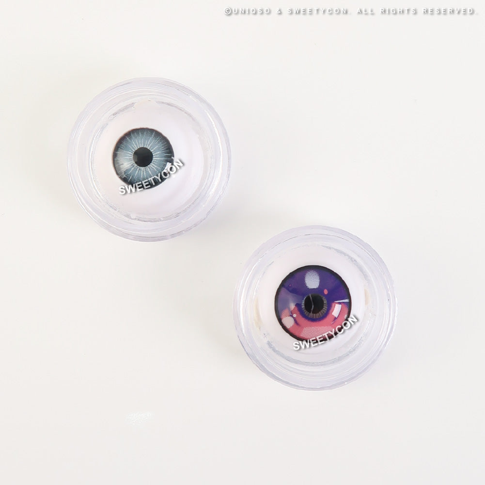 Sweety Anime 3 Violet (1 lens/pack)-Colored Contacts-SweetyCon