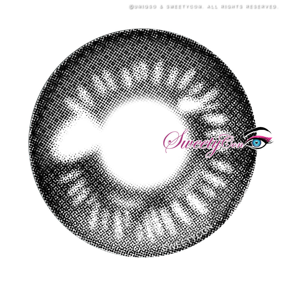 Sweety Anime Black (1 lens/pack)-Colored Contacts-SweetyCon