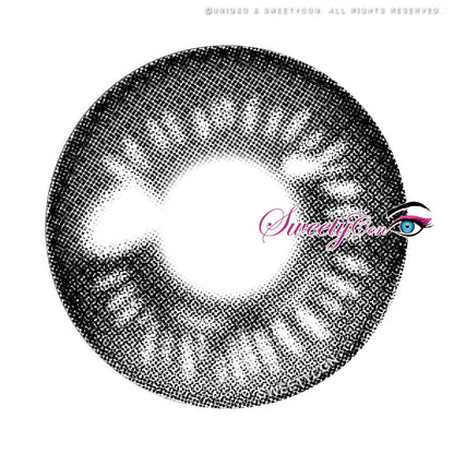 Sweety Anime Black (1 lens/pack)-Colored Contacts-SweetyCon