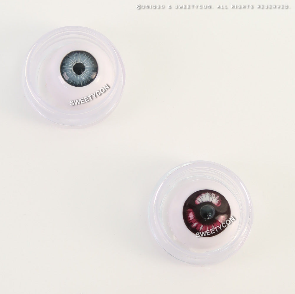 Sweety Anime Boba Violet (1 lens/pack)-Colored Contacts-SweetyCon