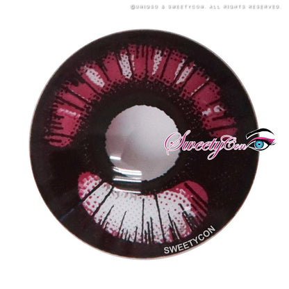Sweety Anime Boba Violet (1 lens/pack)-Colored Contacts-SweetyCon