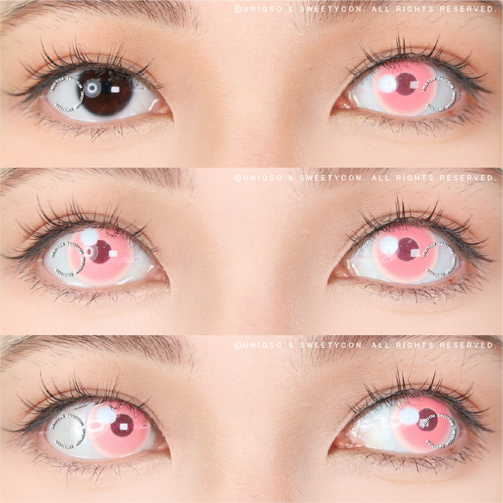 Sweety Anime Cloud Pink (1 lens/pack)-Colored Contacts-SweetyCon
