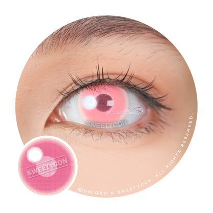 Sweety Anime Cloud Pink (1 lens/pack)-Colored Contacts-SweetyCon