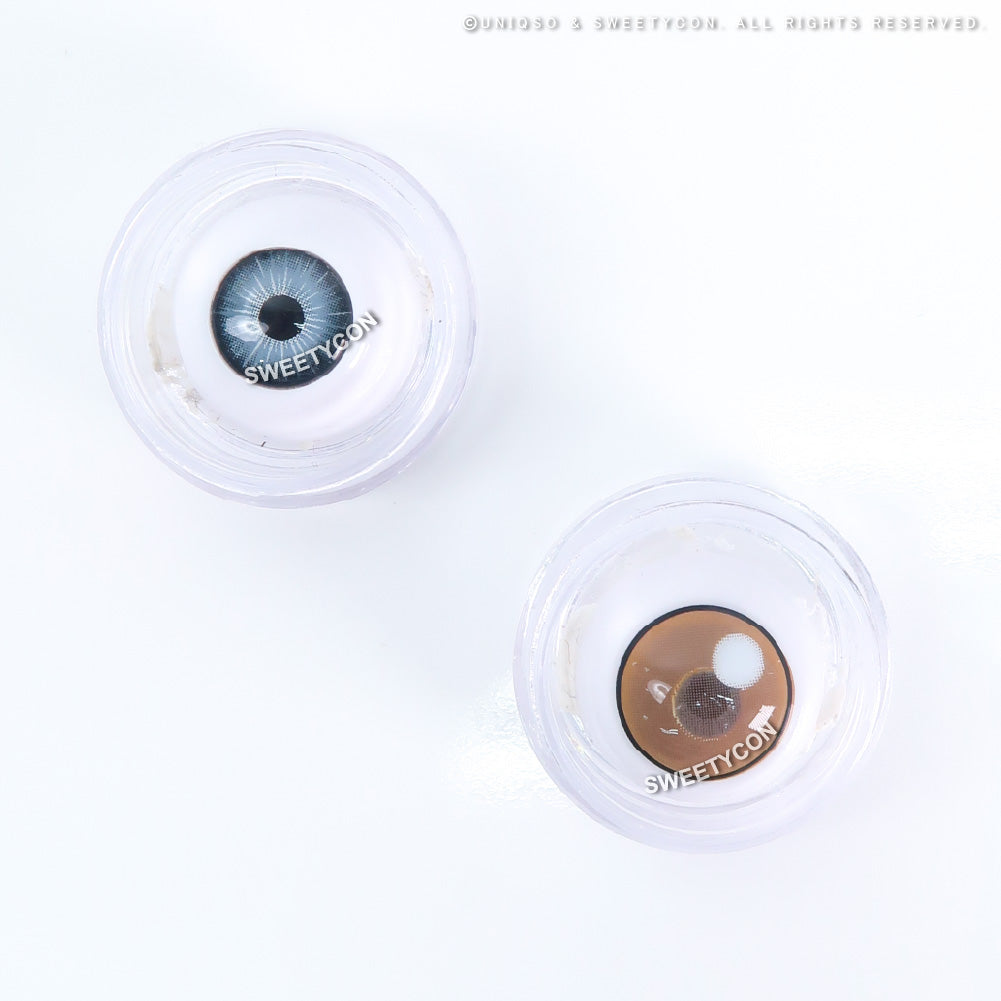 Sweety Anime Cloud Rim Brown (1 lens/pack)-Colored Contacts-SweetyCon