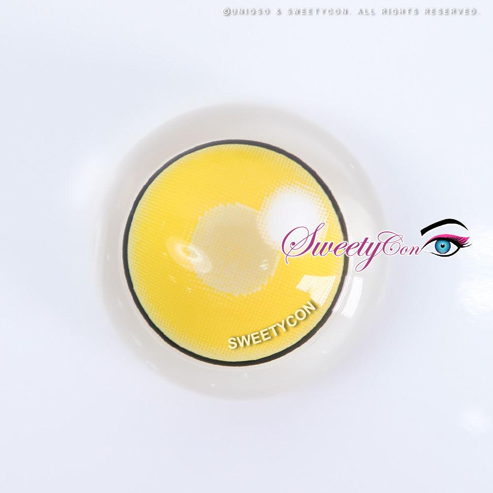 Sweety Anime Cloud Rim Yellow (1 lens/pack)-Colored Contacts-SweetyCon
