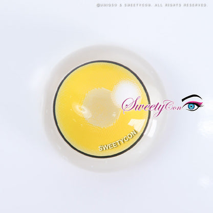 Sweety Anime Cloud Rim Yellow (1 lens/pack)-Colored Contacts-SweetyCon