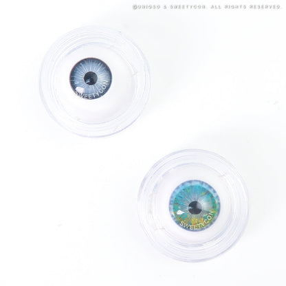 Sweety Anime Flower Blue (1 lens/pack)-Colored Contacts-SweetyCon