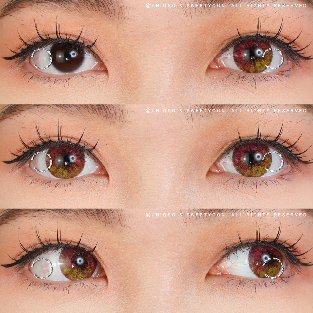 Sweety Anime Flower Pink (1 lens/pack)-Colored Contacts-SweetyCon