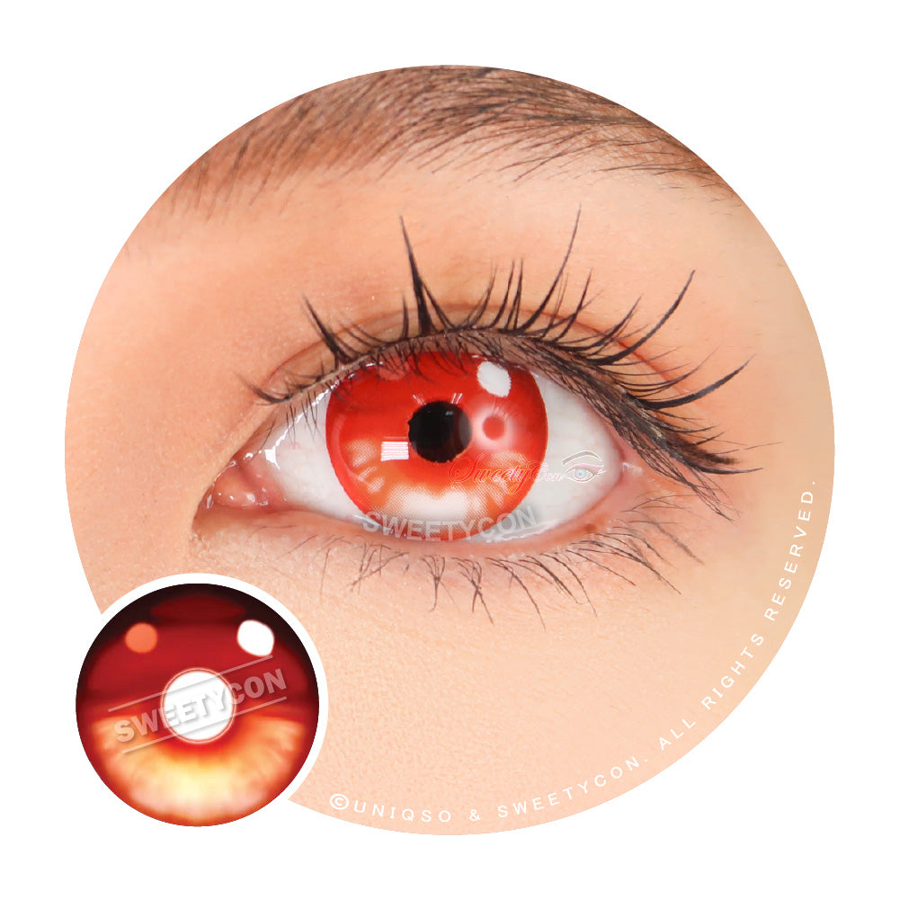 Sweety Anime Gradient Orange (1 lens/pack)-Colored Contacts-SweetyCon
