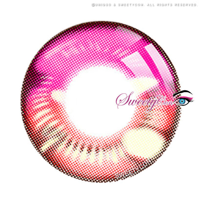 Sweety Anime Pink (1 lens/pack)-Colored Contacts-SweetyCon