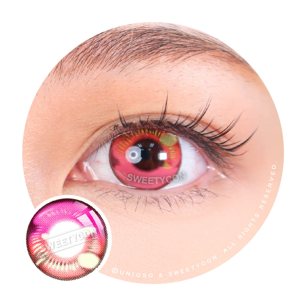 Sweety Anime Pink (1 lens/pack)-Colored Contacts-SweetyCon