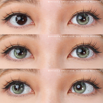 Sweety Anime Tear Light Yellow (1 lens/pack)-Colored Contacts-SweetyCon