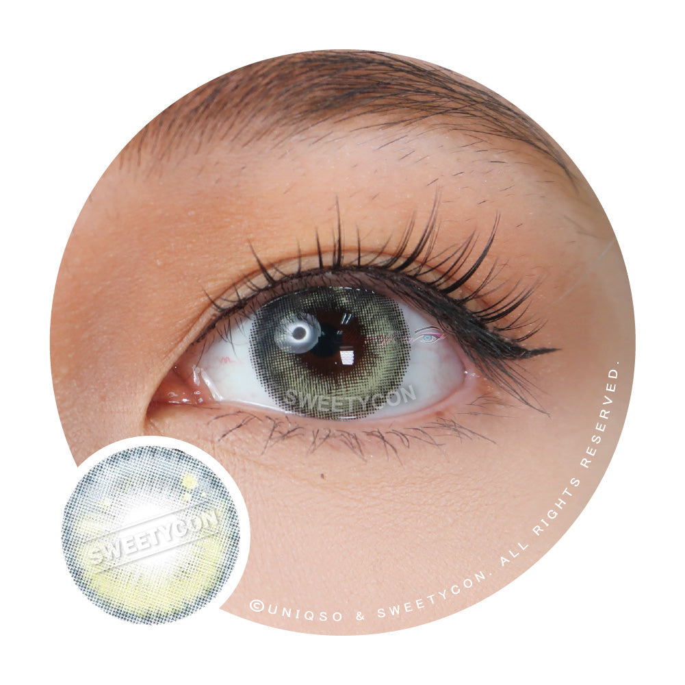 Sweety Anime Tear Light Yellow (1 lens/pack)-Colored Contacts-SweetyCon