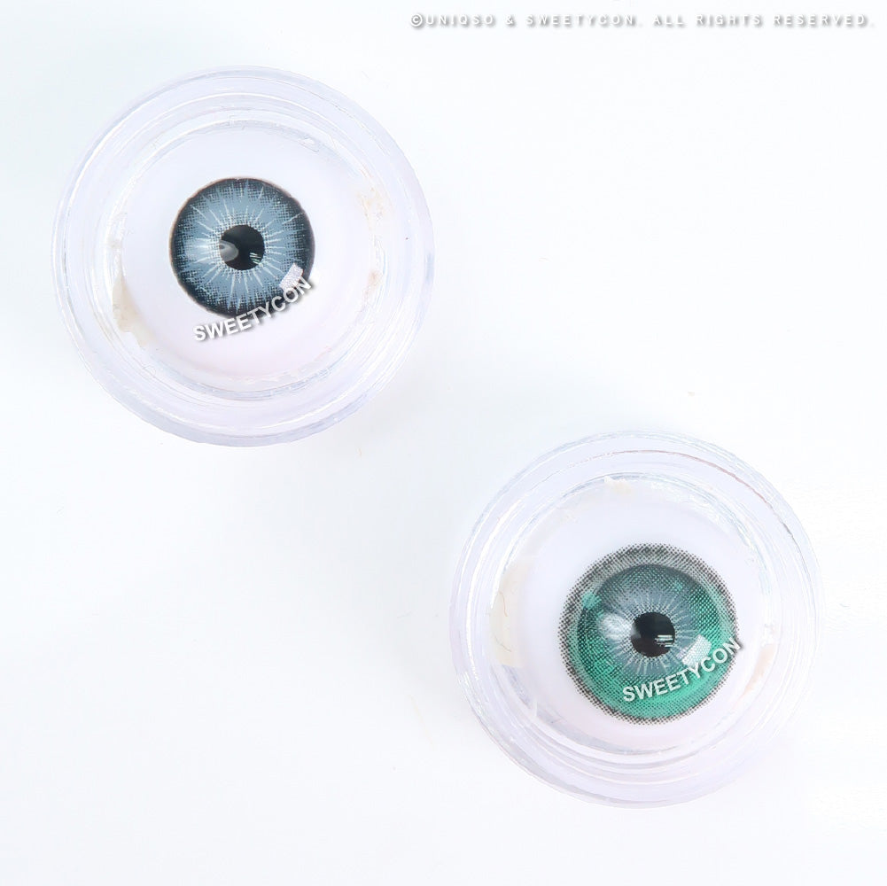 Sweety Anime Tear Turquoise (1 lens/pack)-Colored Contacts-SweetyCon