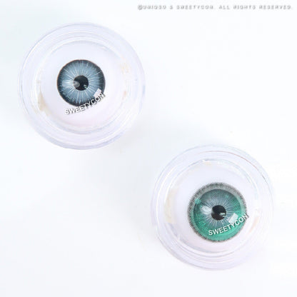 Sweety Anime Tear Turquoise (1 lens/pack)-Colored Contacts-SweetyCon