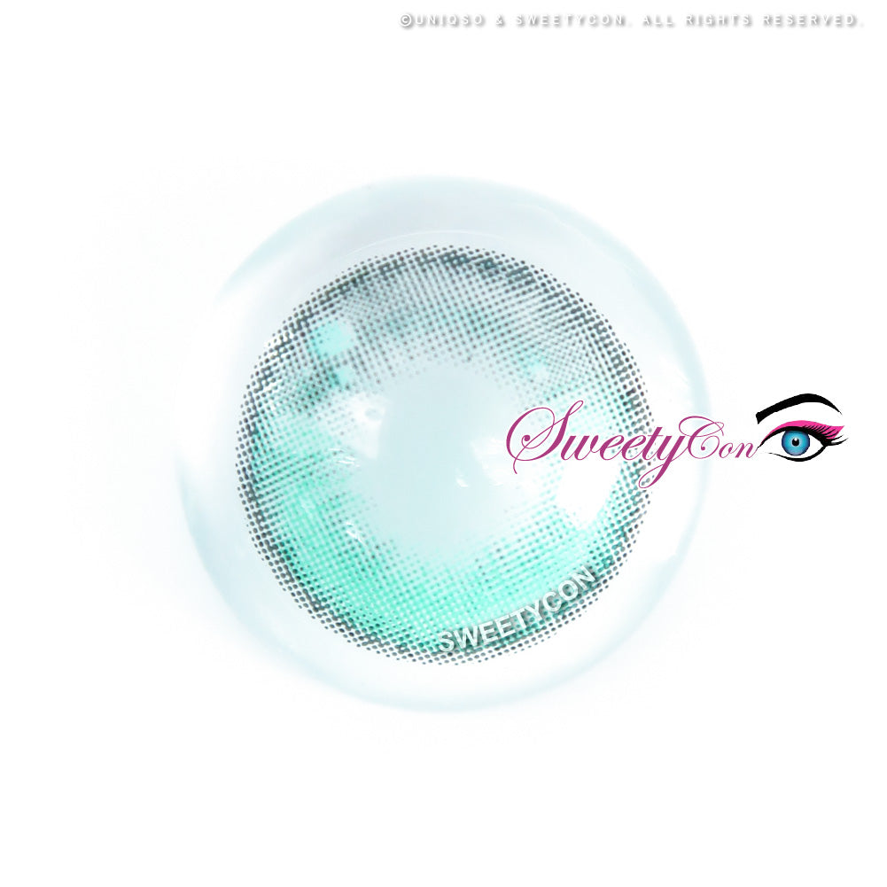 Sweety Anime Tear Turquoise (1 lens/pack)-Colored Contacts-SweetyCon