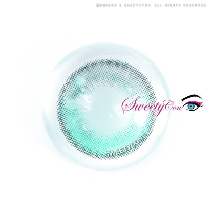Sweety Anime Tear Turquoise (1 lens/pack)-Colored Contacts-SweetyCon