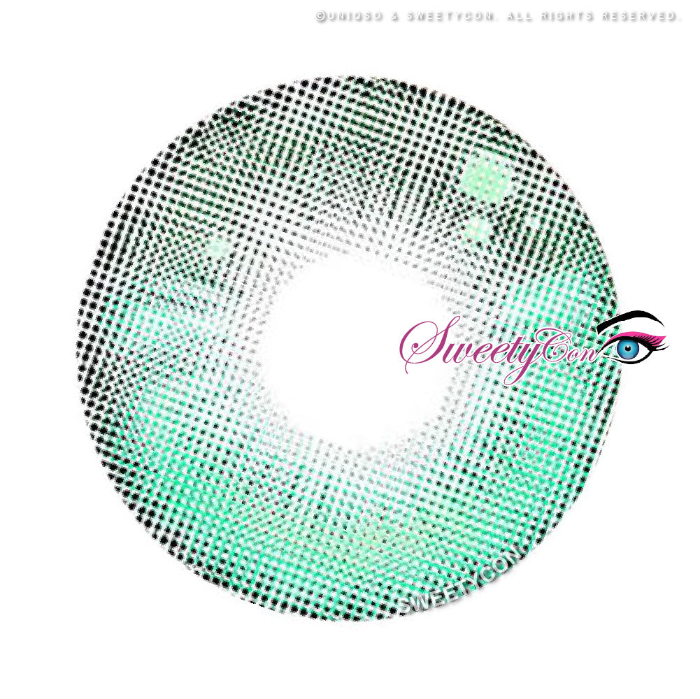 Sweety Anime Tear Turquoise (1 lens/pack)-Colored Contacts-SweetyCon