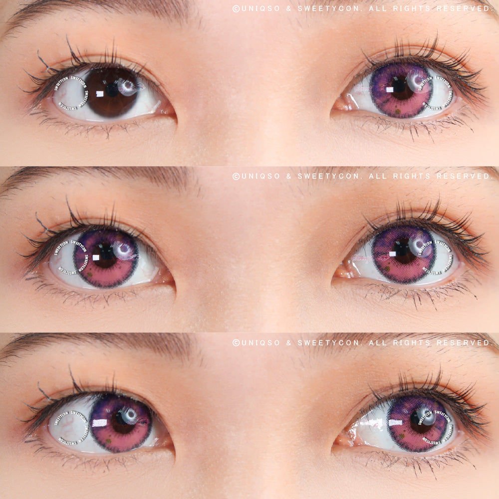 Sweety Anime Tear Violet (1 lens/pack)-Colored Contacts-SweetyCon