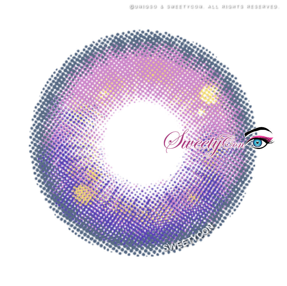 Sweety Anime Tear Violet (1 lens/pack)-Colored Contacts-SweetyCon
