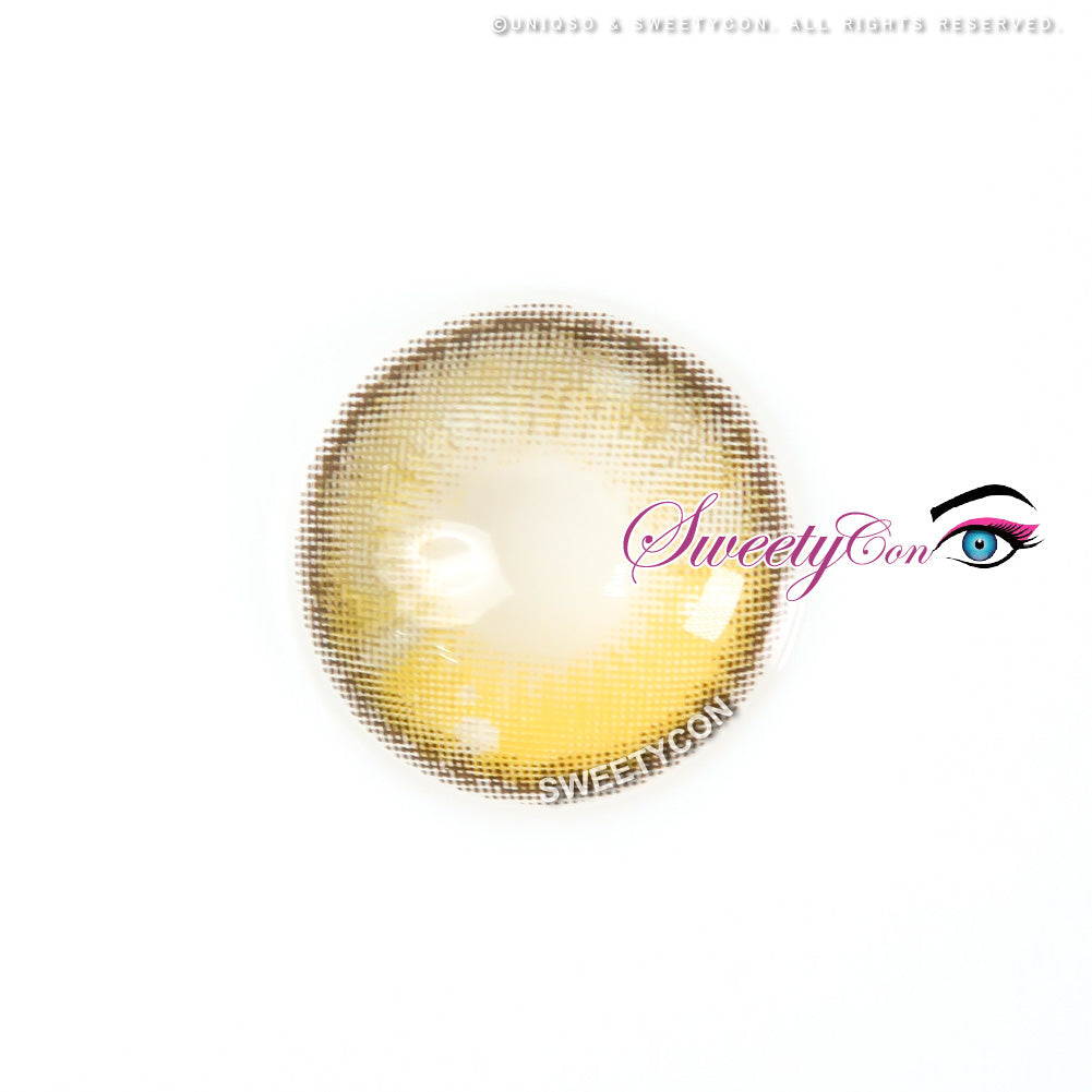 Sweety Anime Tear Yellow (1 lens/pack)-Colored Contacts-SweetyCon