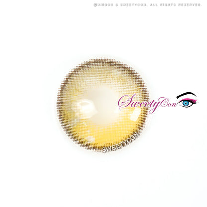 Sweety Anime Tear Yellow (1 lens/pack)-Colored Contacts-SweetyCon