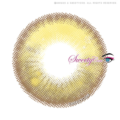 Sweety Anime Tear Yellow (1 lens/pack)-Colored Contacts-SweetyCon