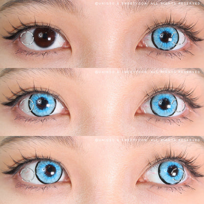 Sweety Aquaman Blue (1 lens/pack)-Colored Contacts-SweetyCon