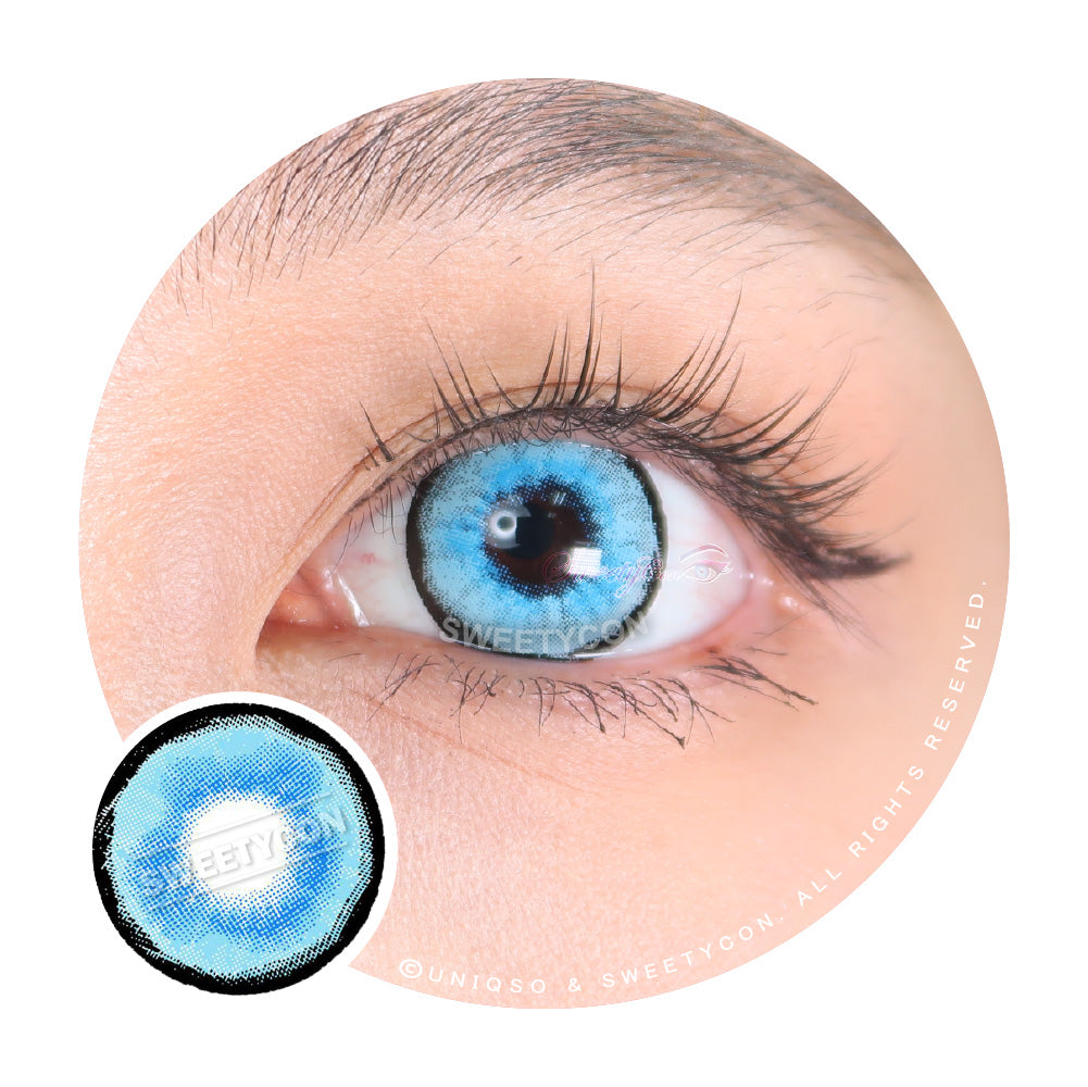 Sweety Aquaman Blue (1 lens/pack)-Colored Contacts-SweetyCon