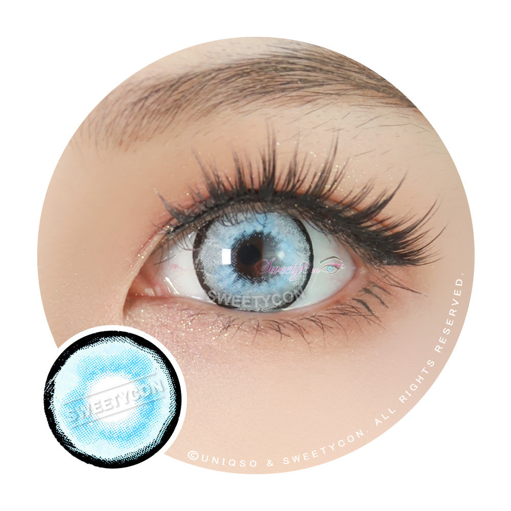 Sweety Aquaman Gray (1 lens/pack)-Colored Contacts-SweetyCon